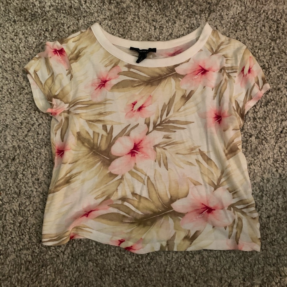 Floral tee